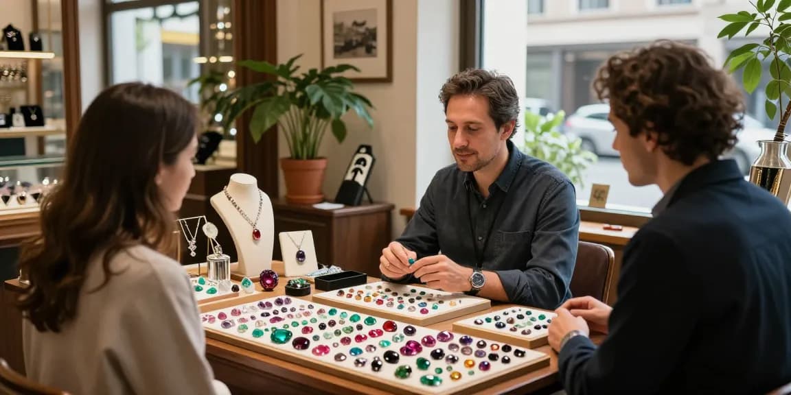 Explore high-quality gemstones at https://www.mygemspot.com with expert advice in a vibrant market.
