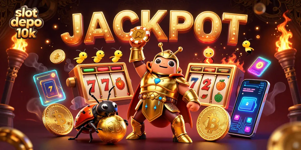 Memenangkan slot depo 10k dengan keberuntungan jackpot di kasino digital.