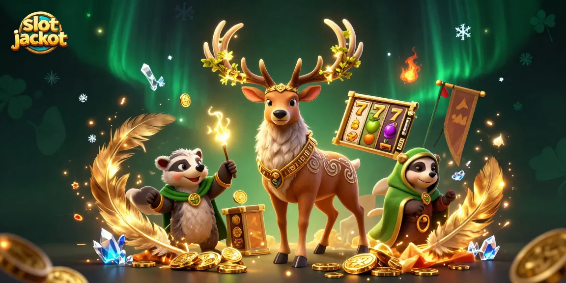 Menangkan slot jackpot dengan pustaka ikon keberuntungan dan koin emas yang berani dalam ilustrasi game.