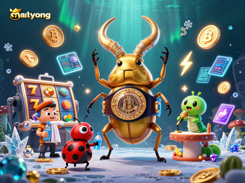 Engage with mahyong slots for big wins in this vibrant casino illustration featuring dynamic game elements.