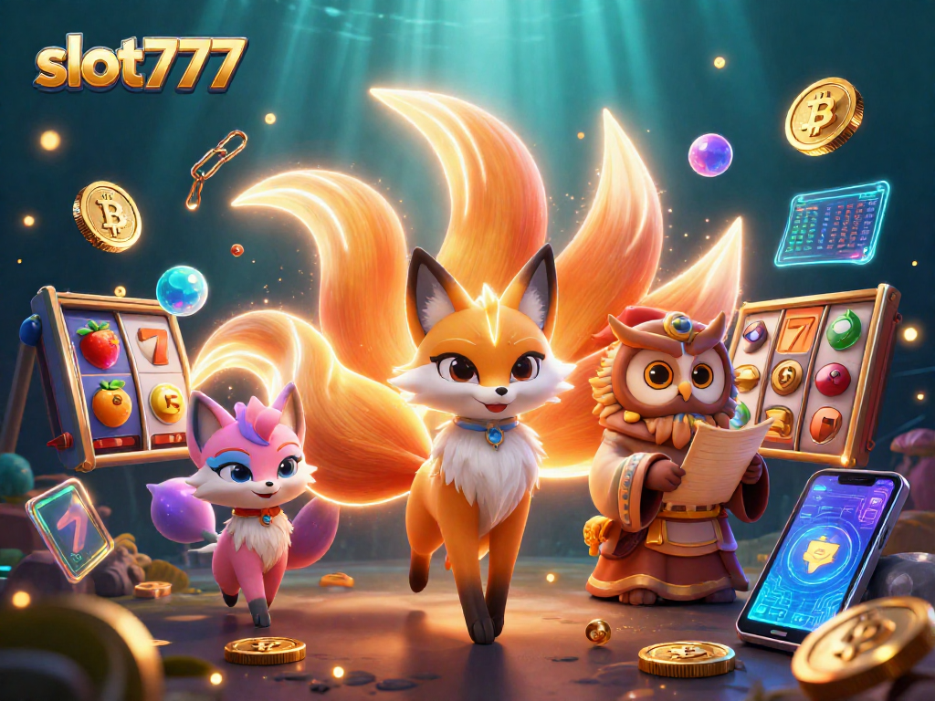 Slot777 mengundang Anda merasakan pengalaman kasino dengan simbol keberuntungan dan koin kripto yang cerah.