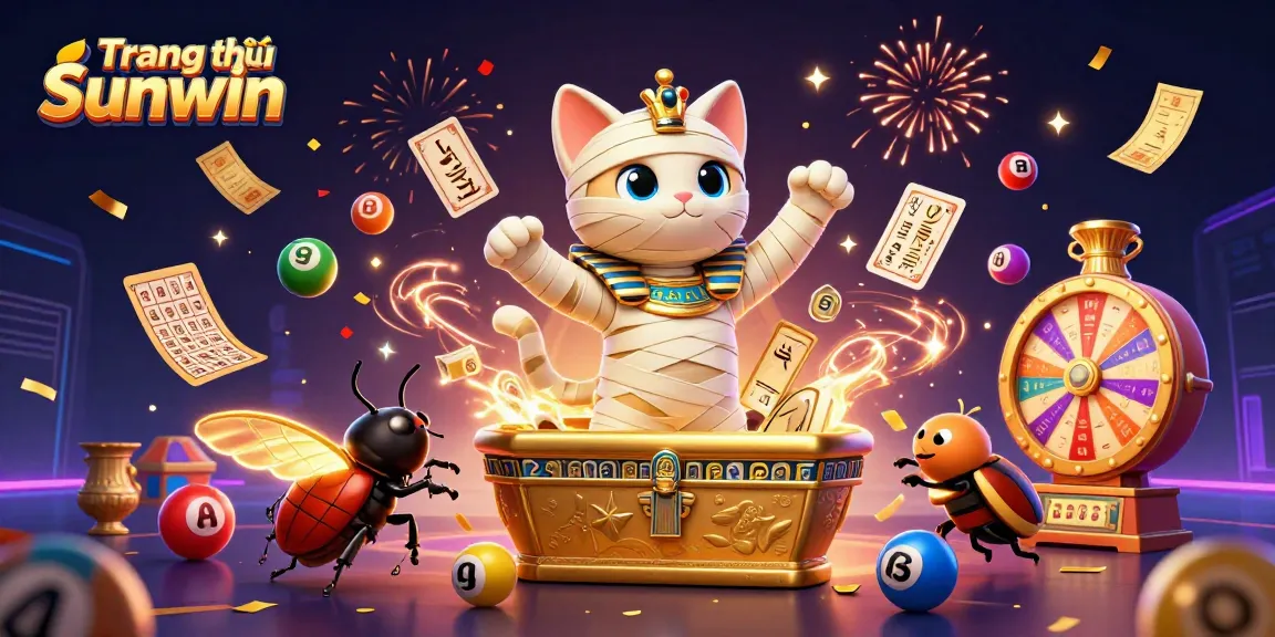 Experience thrilling games at Trang chủ Sunwin with vibrant lottery balls and dynamic casino elements.