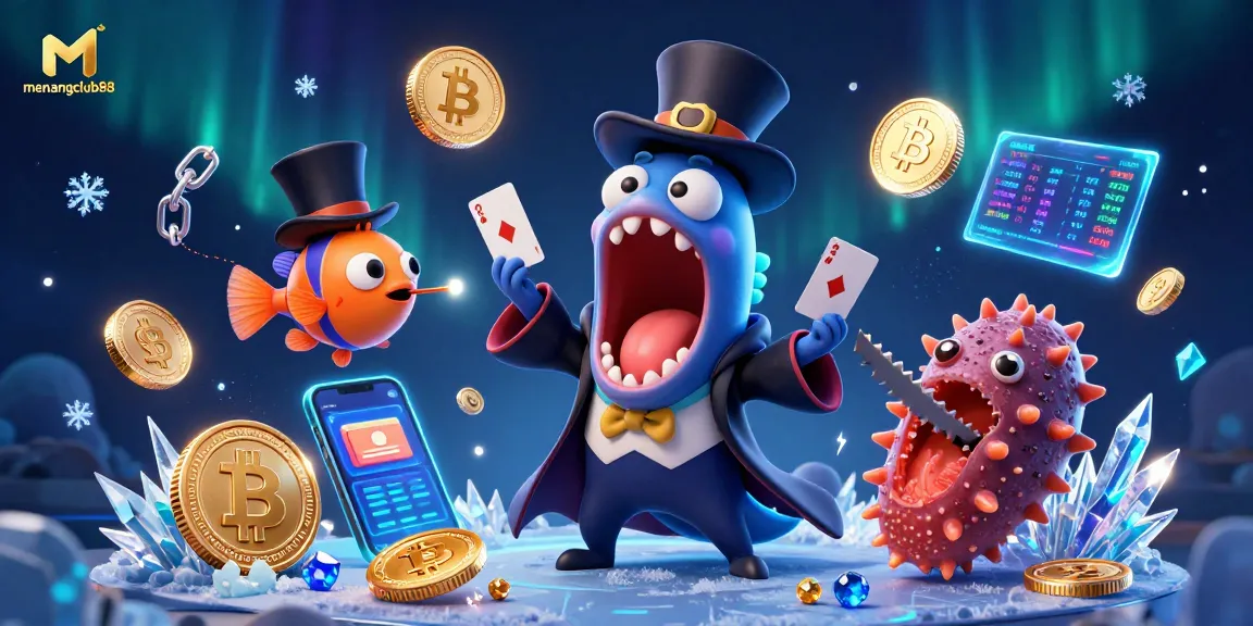 Experience magic with the menangclub88 deep-sea characters and crypto elements captivating players.