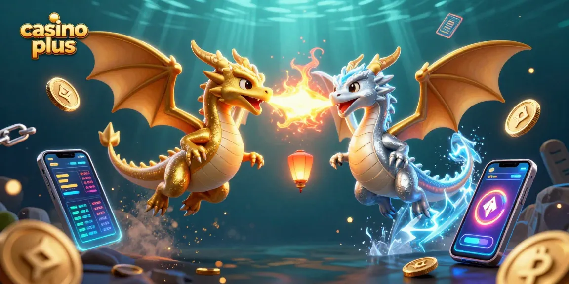 Win at Casino Plus with dragon fantasy in an enchanted 3D casino scene.