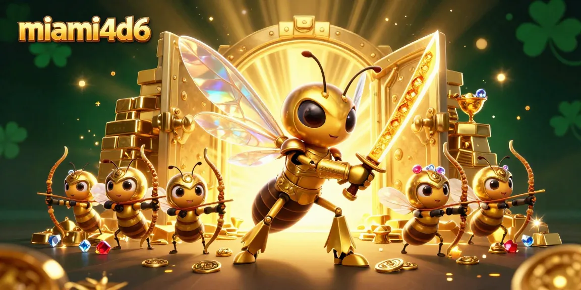 Experience thrilling gameplay at miami4d6 with a vibrant scene rich in gold and fortune.