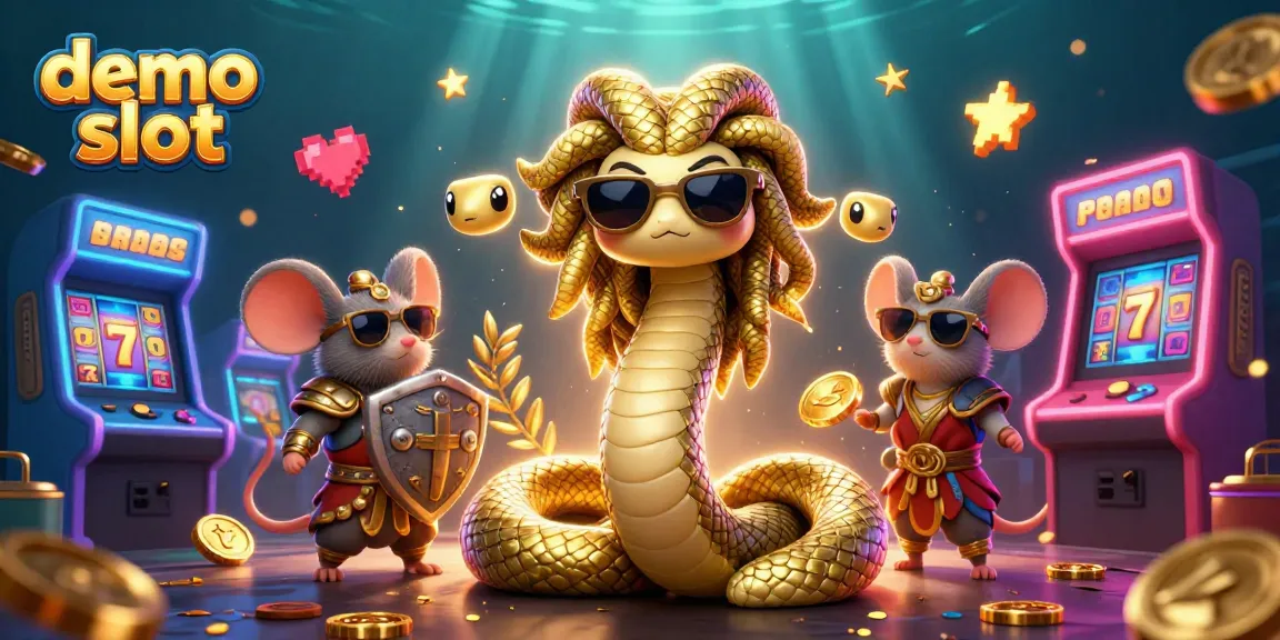 Experience thrilling demo slot gameplay with lively characters and exciting casino elements.