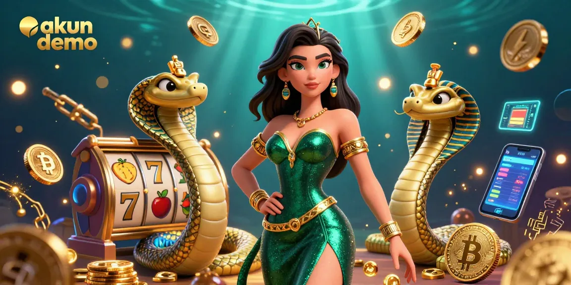 Play exciting akun demo slots with dynamic graphics and rich casino elements in this stunning 3D illustration.