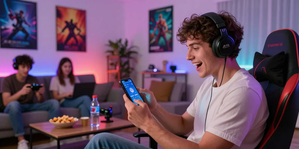 jaiclub login in a vibrant gaming atmosphere with friends enjoying mobile play