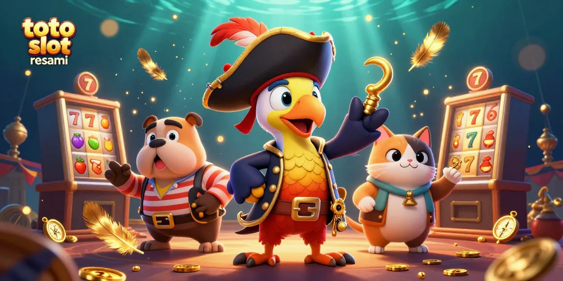 Experience thrilling gameplay at toto slot resmi with vibrant 3D characters amidst dynamic casino elements.