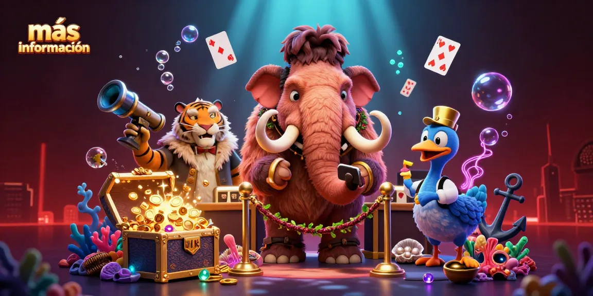 Explora más información sobre casinos online incluyendo bónus y juegos en una rica ilustración 3D.