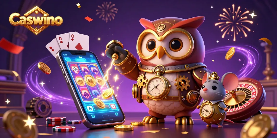 Engage with the thrilling Caswino casino experience featuring vibrant games and dynamic 3D elements.