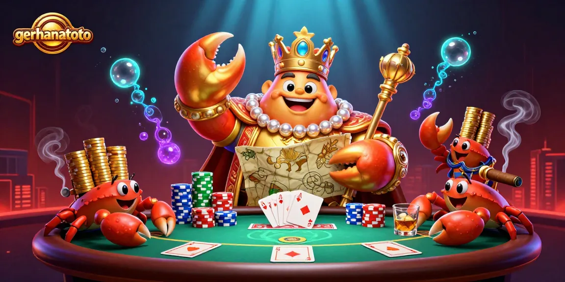 Gerhanatoto menghadirkan suasana kasino dengan crab emas raksasa, strategi taruhan poker yang megah.