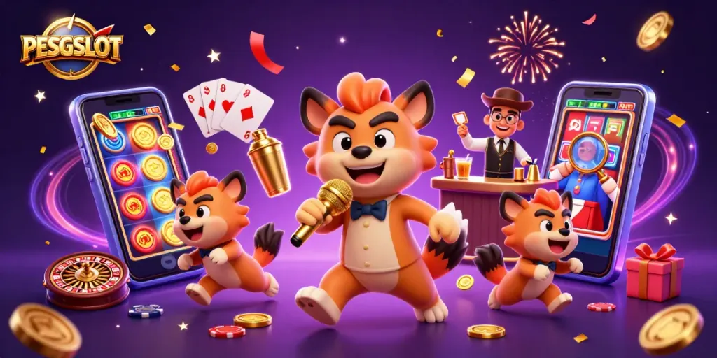 PESGSLOT hadir dengan karakter hyena menghibur di kasino, suguhkan keseruan bermain slot gacor.