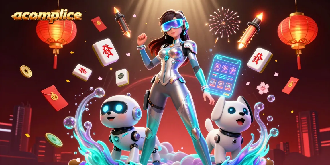 Engage with the exciting world of accomplice gaming through this vibrant 3D casino illustration.