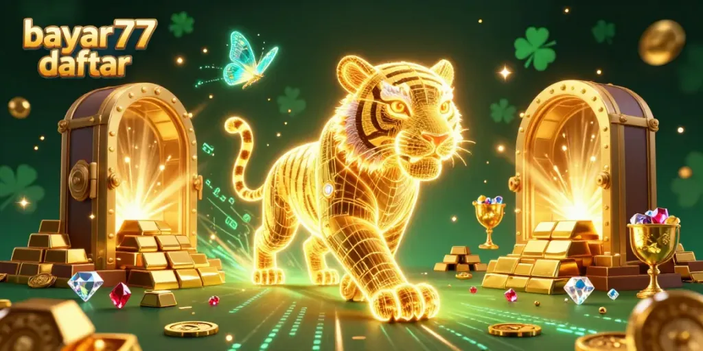 Experience seamless gameplay with bayar77 daftar in a vibrant digital casino setting.