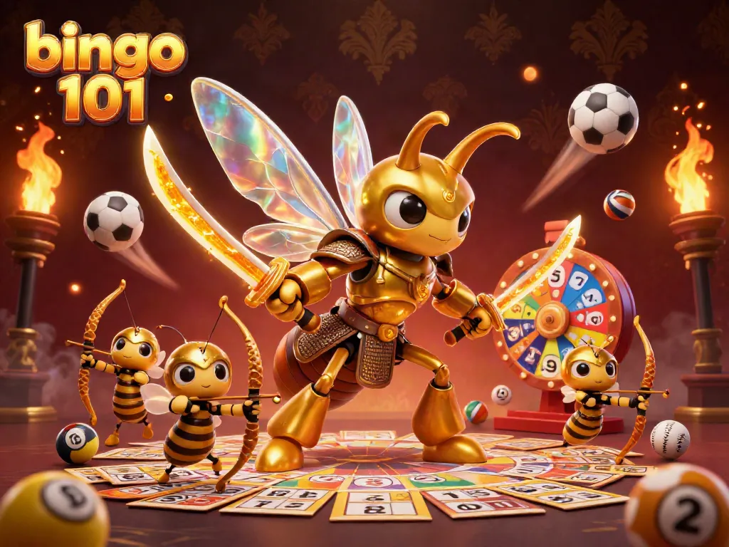 Bingo 101 illustration showing engaging bingo elements and exciting gameplay visuals.