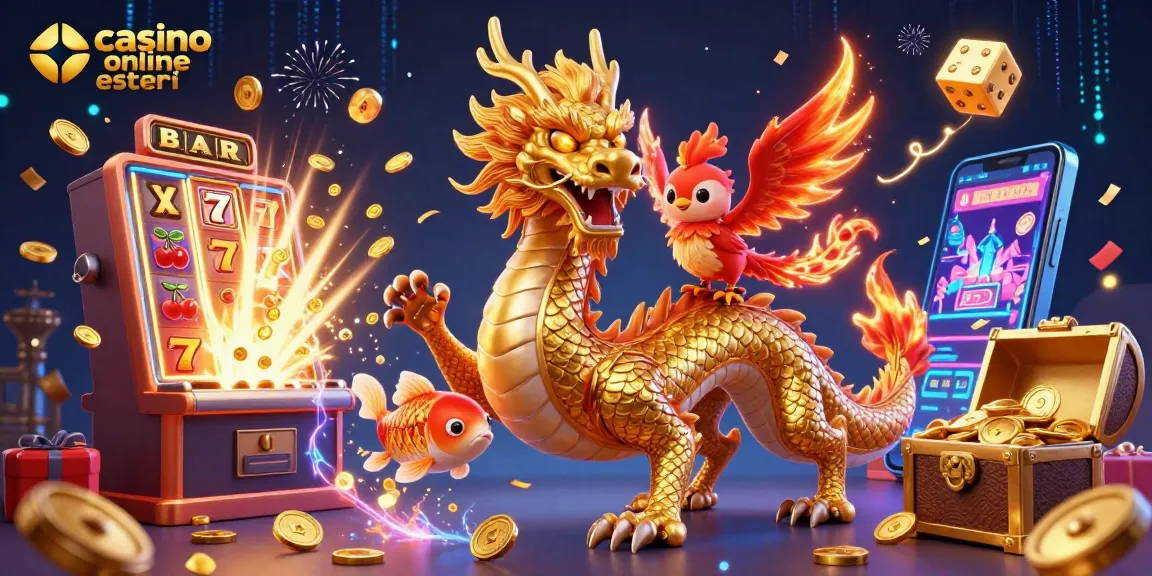 Vivi un'azione di gioco emozionante nei casinò online esteri con personaggi vibranti ed elementi da casinò
