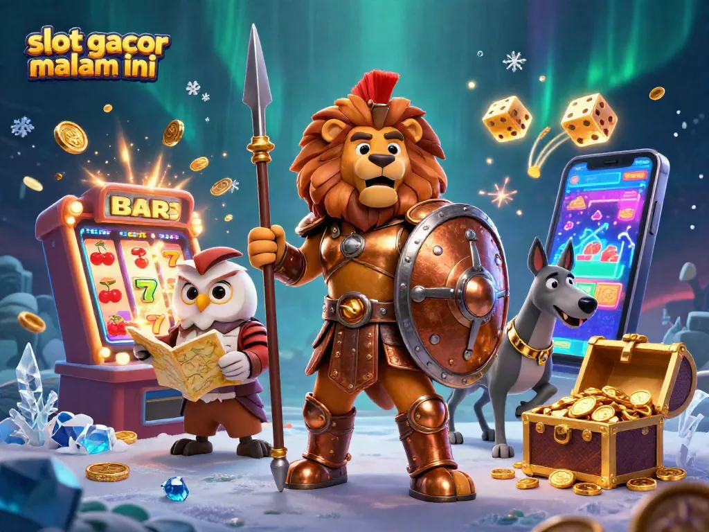 Menangkan slot gacor malam ini dengan ilustrasi 3D yang menarik dan dinamis.