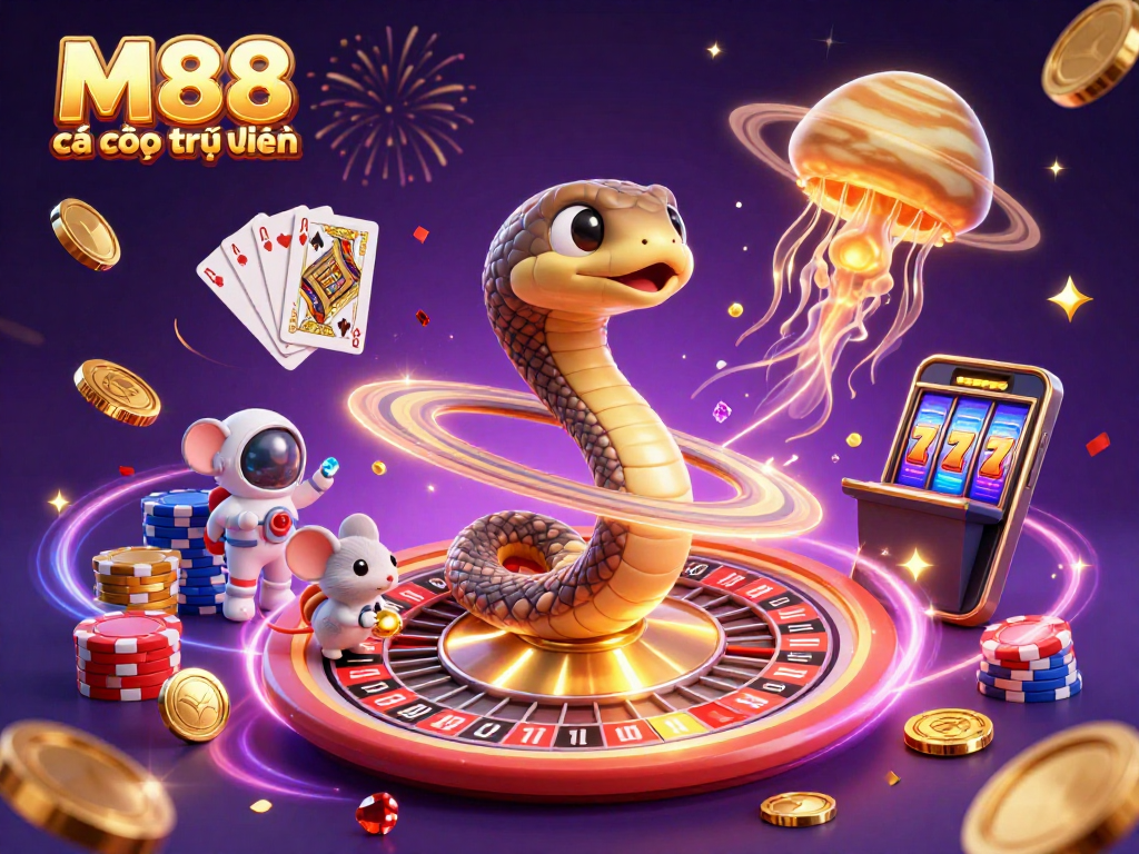 M88 cá cược trực tuyến mang đến trải nghiệm cực chất với các nhân vật 3D độc đáo trong sòng bạc.