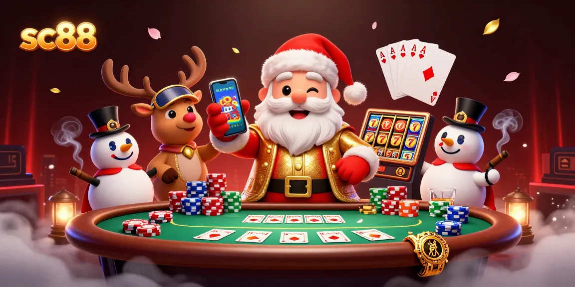 Spin the reels and win big with sc88 in this vibrant 3D casino scene featuring playful characters.