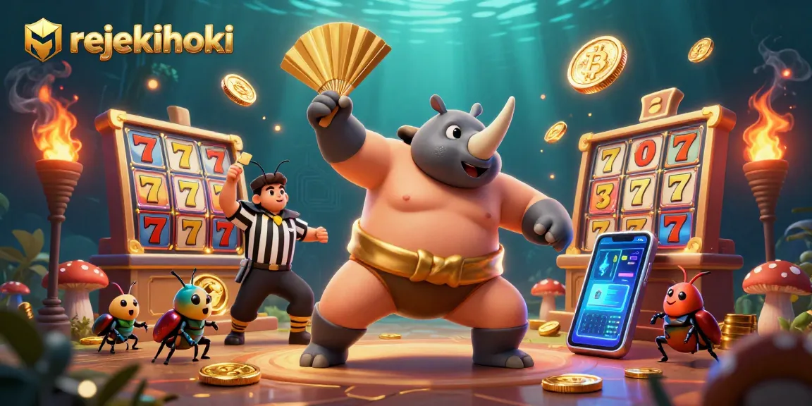 Experience exciting wins at rejekihoki, where vibrant slot games and golden coins fly in action.