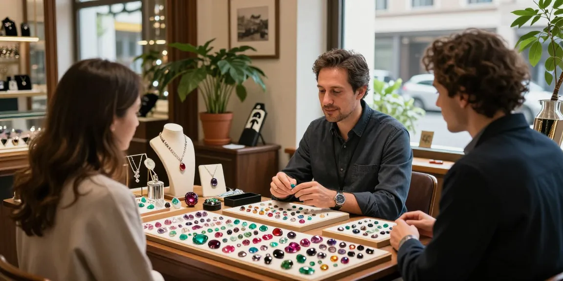 Explore high-quality gemstones at https://www.mygemspot.com with expert advice in a vibrant market.