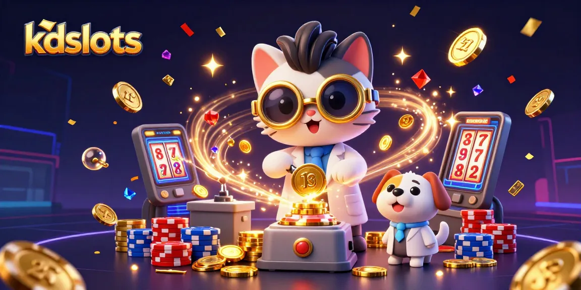 Spin at kdslots to uncover vibrant action and rewards amidst coins and gems.